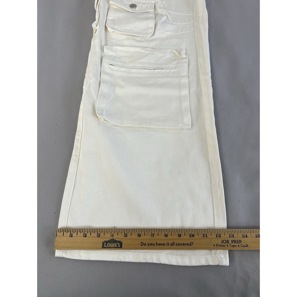 Fashion Nova‎ Jeans Pants Womens 11 Cargo Wide Leg Baggy Skater 90s Y2K New - Picture 3 of 11
